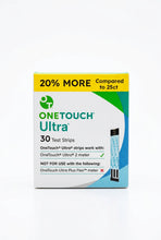 Load image into Gallery viewer, OneTouch Ultra Blue Test Strips 25 Count