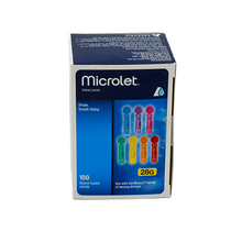 Load image into Gallery viewer, Microlet Colored Lancets 100 Count