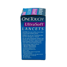 Load image into Gallery viewer, OneTouch UltraSoft Lancets 100 Count