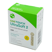 Cargar imagen en el visor de la galería, Lancetas OneTouch UltraSoft 2 - 100 unidades