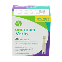 Load image into Gallery viewer, OneTouch Verio Test Strips 30 Count
