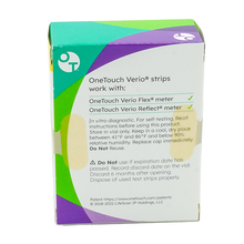 Load image into Gallery viewer, OneTouch Verio Test Strips 60 Count
