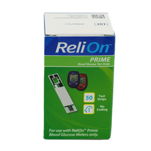 Load image into Gallery viewer, ReliOn Prime Blood Glucose Test Strips - 50 Count