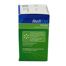 Load image into Gallery viewer, ReliOn Prime Blood Glucose Test Strips - 50 Count