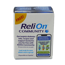 Load image into Gallery viewer, ReliOn Premier Blood Glucose Test Strips - 100 Count