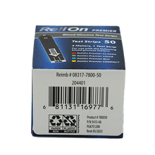 Load image into Gallery viewer, ReliOn Premier Blood Glucose Test Strips - 50 Count