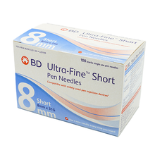 Load image into Gallery viewer, BD Ultra Fine Short Pen Needles 8mm x 31G - 100 Count