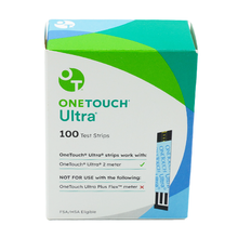 Load image into Gallery viewer, OneTouch Ultra Blue Test Strips 100 Count