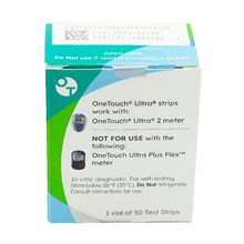 Load image into Gallery viewer, OneTouch Ultra Blue Test Strips 50 Count