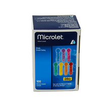 Load image into Gallery viewer, Microlet Colored Lancets 100 Count
