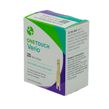 Load image into Gallery viewer, OneTouch Verio Test Strips 25 Count
