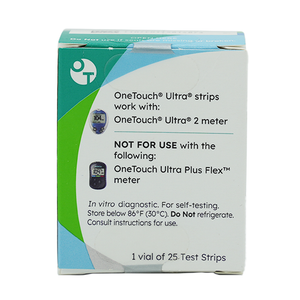 OneTouch Ultra Blue Test Strips 25 Count