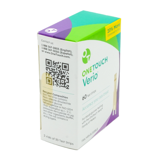 Net Rio Test Fit OneTouch Verio Test Strips 60 Count – RapidRxUSA