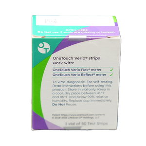 OneTouch Verio Test Strips 50 Count