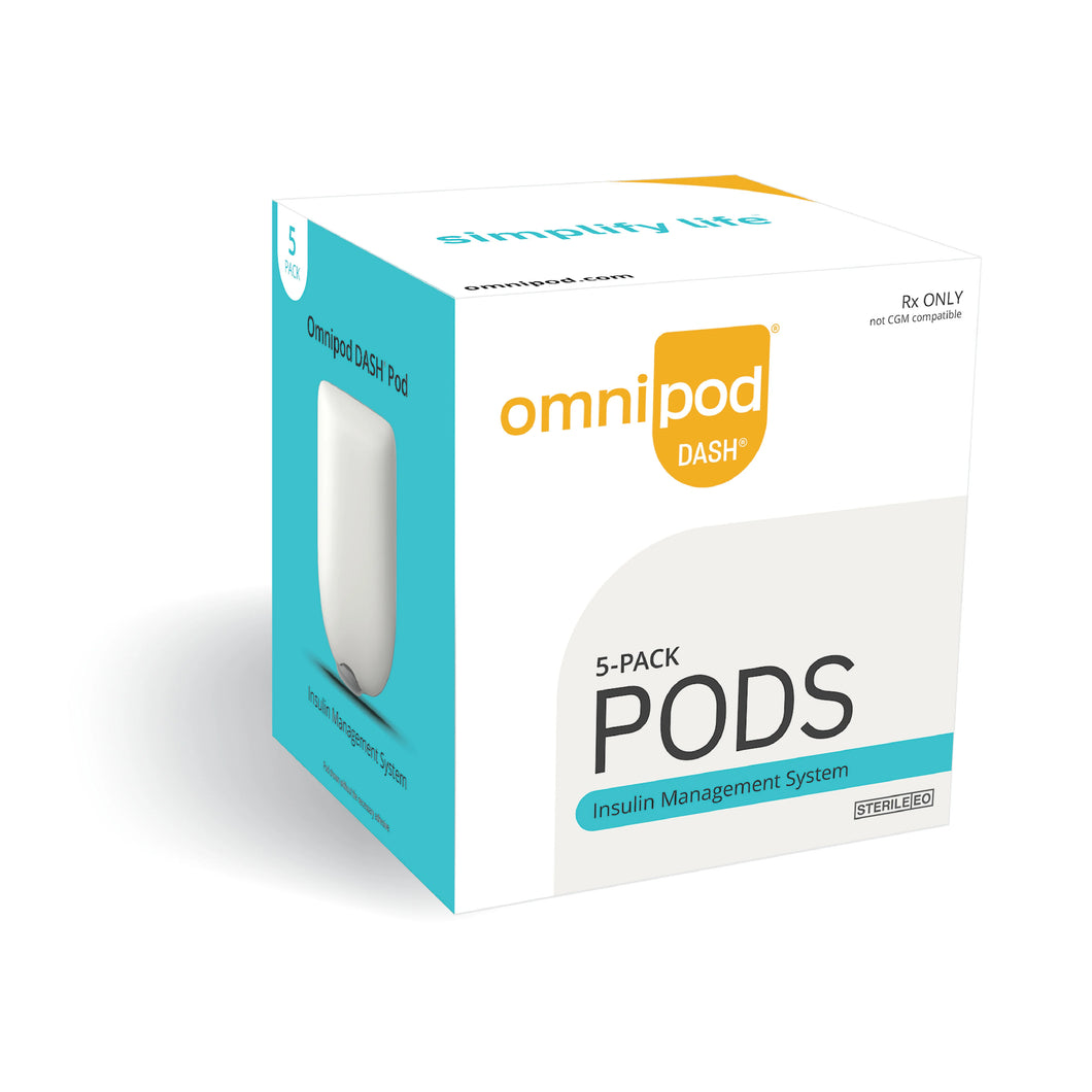 Omnipod Dash Pods For The Omnipod Dash System - 5 Pack