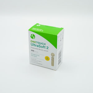 OneTouch UltraSoft 2 Lancets - 100 Count