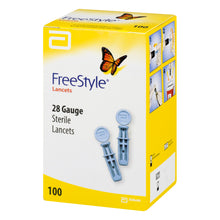 Load image into Gallery viewer, FreeStyle Lancets, 28 Gauge, 100 Count
