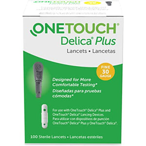 OneTouch Delica Plus Lancets 30G - 100 Count