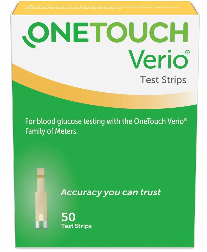 OneTouch Verio Blood Glucose Test Strips, 50 ct - Kroger